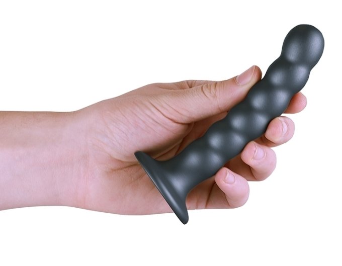 Plug Beaded G-Spot S 13 x 2.5cm Gris