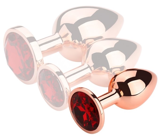 Plug Bijou anal Redgold S 6.5 x 2.7cm Bijou Rouge