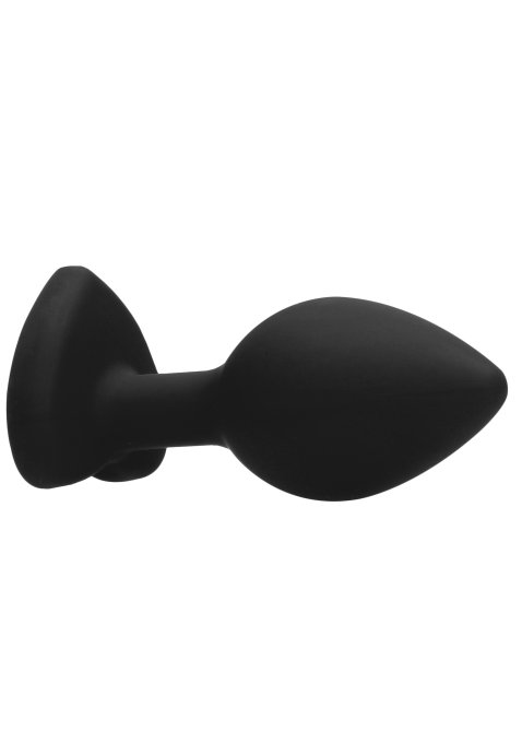 Plug Bijou Anal silicone Heart Noir 6 x 2.8 cm