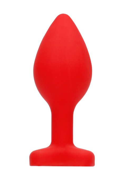 Plug Bijou Anal Silicone Heart Rouge 6 x 2.8 cm