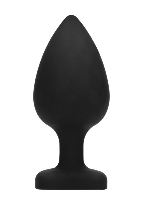 Plug Bijou Anal silicone Heart Noir 8 x 4 cm