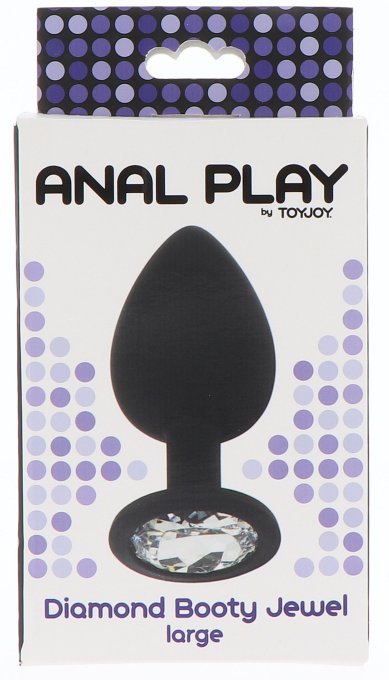 Plug Bijou Diamond Booty L 9 x 4 cm