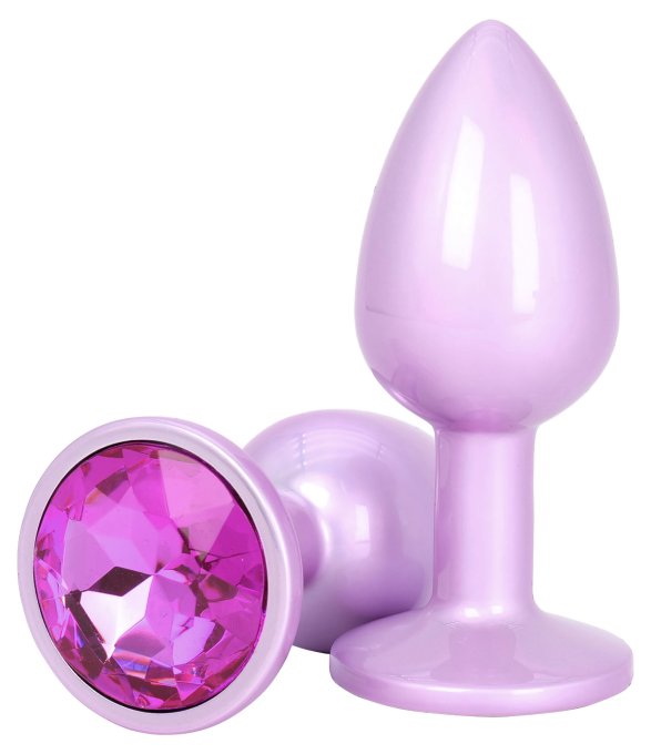 Plug Bijou Shine like a star 6 x 2.7cm Rose