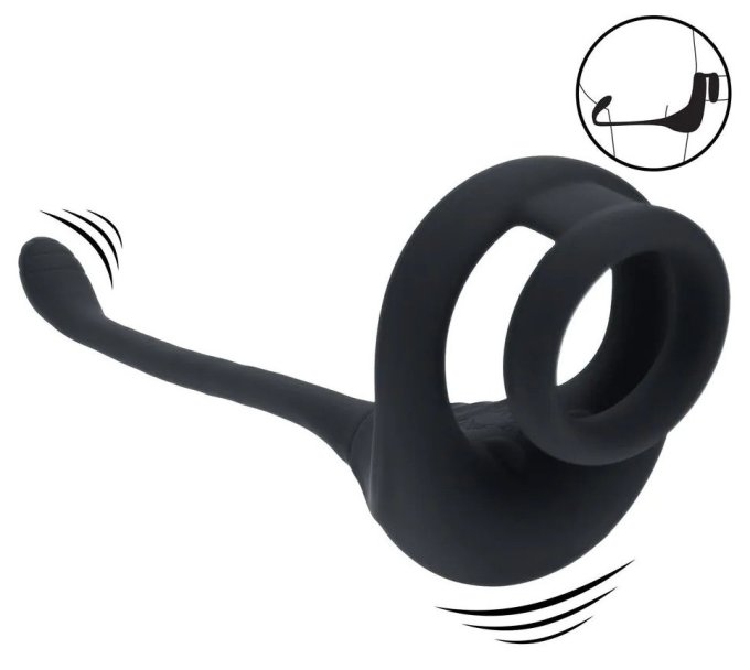 Plug-Cockring vibrant Pointeez 10 Vibrations