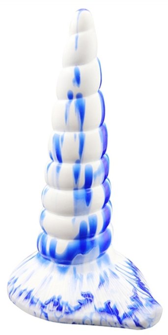Plug Couleur Unicorn 18 x 6cm Bleu-Blanc
