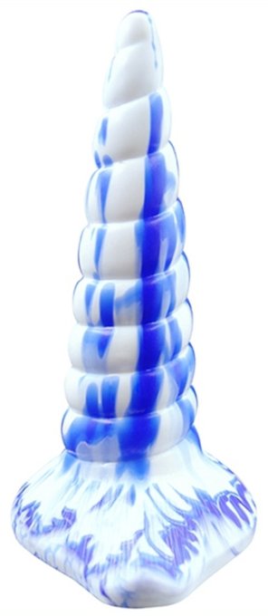 Plug Couleur Unicorn 18 x 6cm Bleu-Blanc