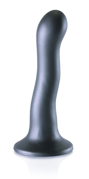 Plug Curvy G-Spot 17 x 3.5cm Gris