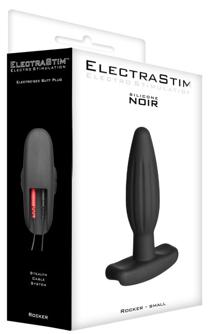 Plug d'électrostimulation en silicone Rocker large ElectraStim 13 x 5cm