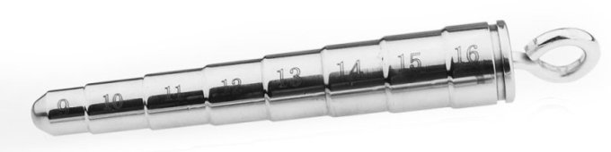 Plug d'urètre Grady L 9 cm - Diamètre 9 à 16mm