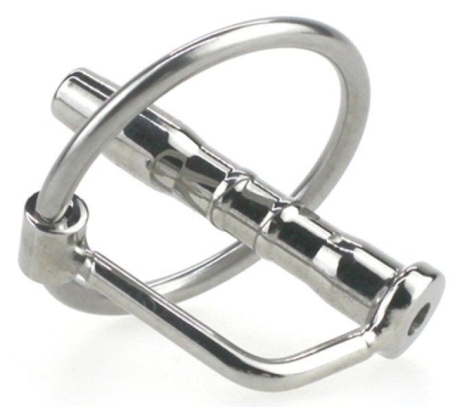 Plug d'urètre percé Cum Eject 4cm - Diamètre 7mm