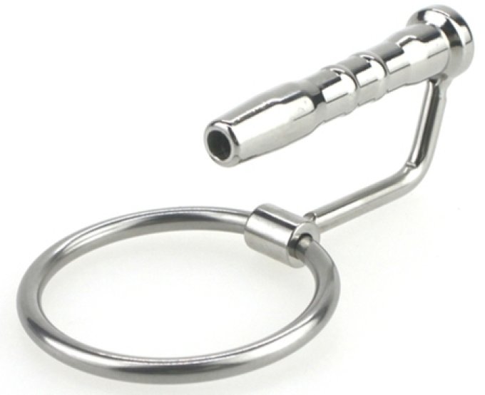 Plug d'urètre percé Cum Eject 4cm - Diamètre 7mm