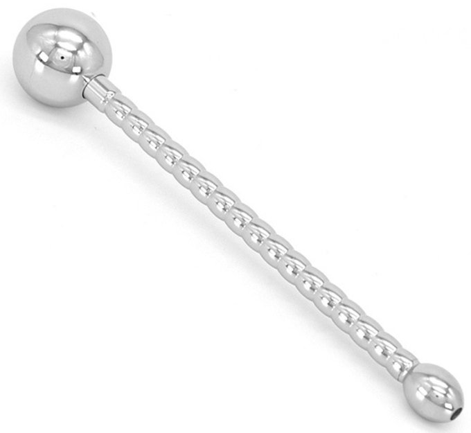 Plug d'urètre percé Long Ball 10cm