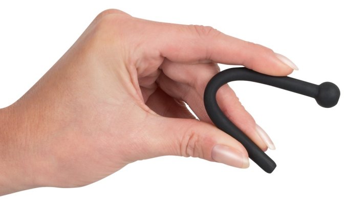 Plug d'urètre percé Piss Play 10.5cm - Diamètre 7mm