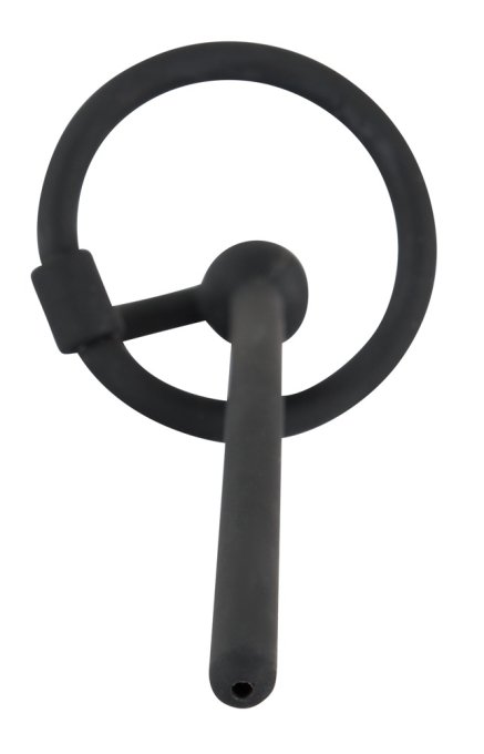 Plug d'urètre percé Play Stop 10.5cm - Diamètre 6mm