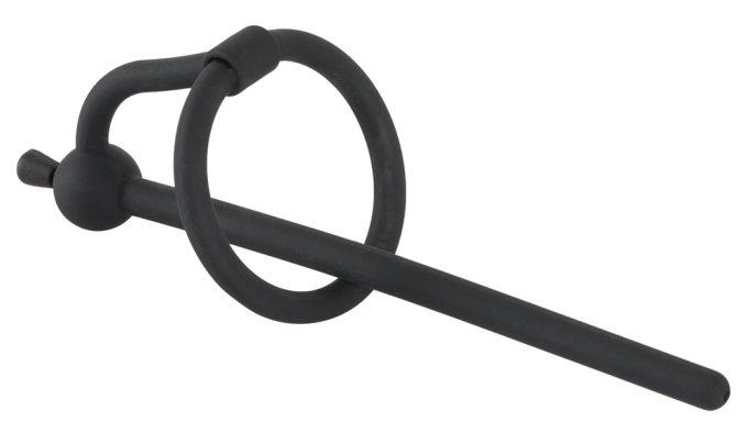 Plug d'urètre percé Play Stop 10.5cm - Diamètre 6mm