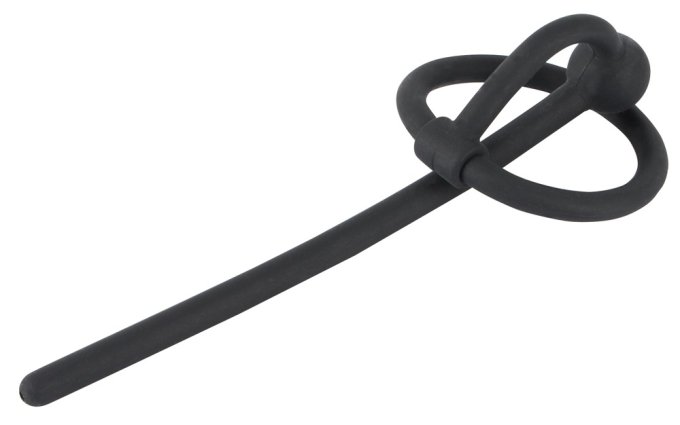 Plug d'urètre percé Ring Play 10.5cm - Diamètre 6mm