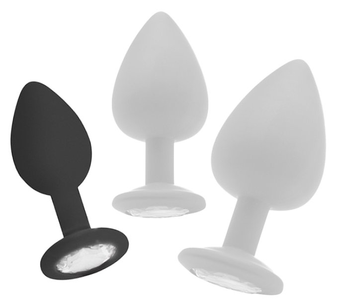 Plug Diamond Regular – 6.5 x 2.8 cm Noir