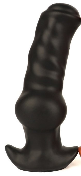 Plug Dogsit L 17 x 6.5cm Noir