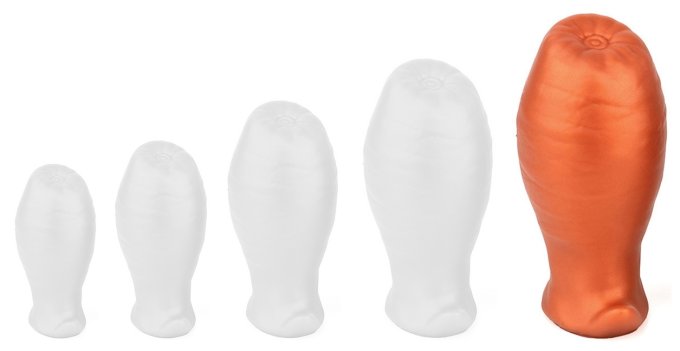 Plug Egg Ass XL 12.5 x 7.3cm Orange