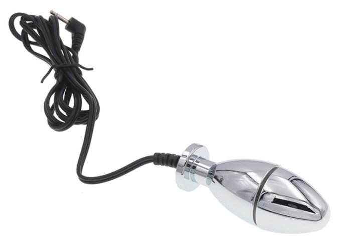 Plug Électro Bipolar Silver 7 x 2.5cm