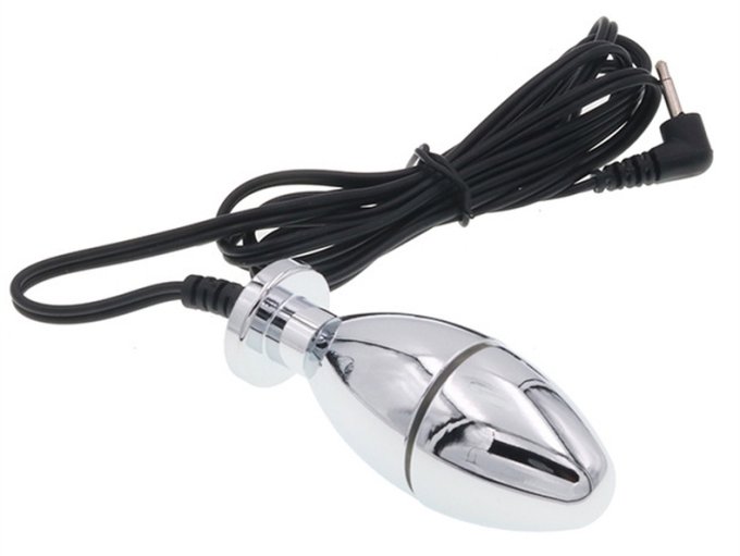Plug Électro Bipolar Silver 7 x 2.5cm