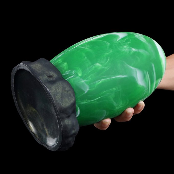 Plug Emerald Egg L 13 x 9cm