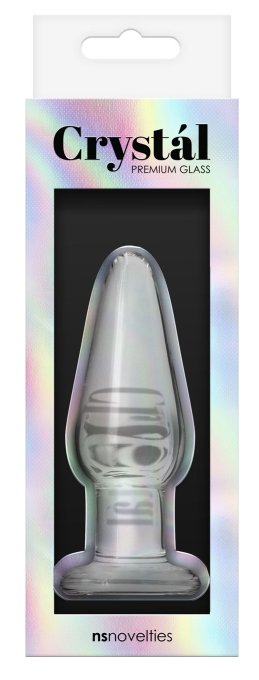 Plug en verre Crystal Tapered M 8.5 x 2.9cm