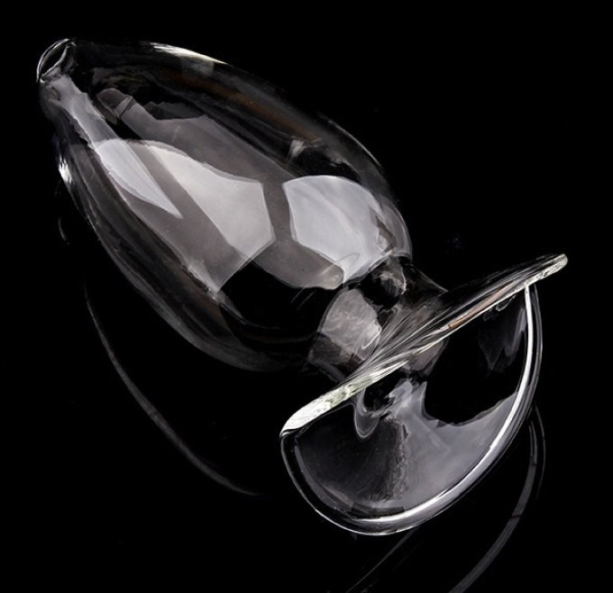 Plug en verre Open Glass M 10 x 4.5cm