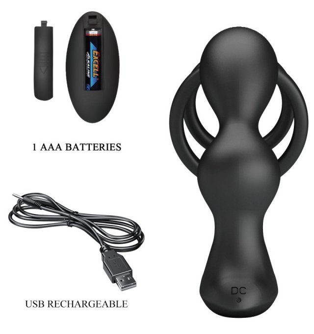 Plug et cockring Qockass 8 x 2.8cm