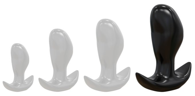 Plug Frijo XL 18 x 8cm Noir