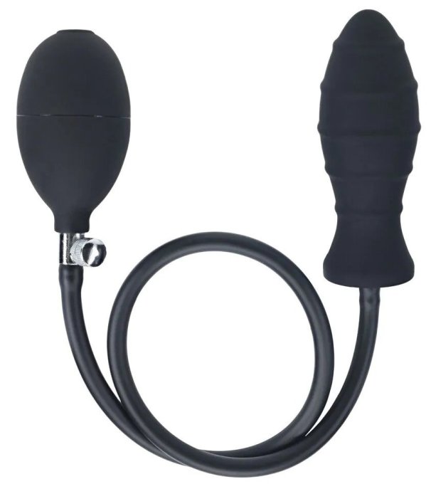 Plug gonflable Ribbed Levelz 9 x 4cm