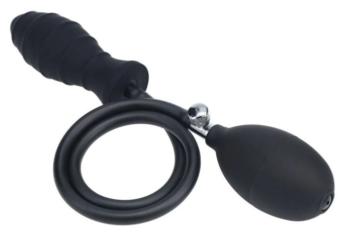 Plug gonflable Ribbed Levelz 9 x 4cm