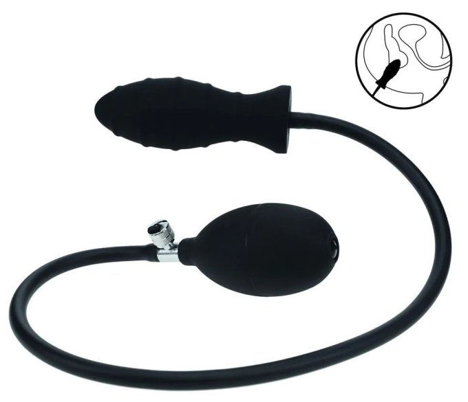 Plug gonflable Ribbed Levelz 9 x 4cm