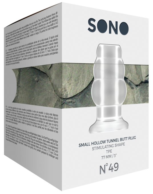 Plug Hollow Sono N°49 - 6.5 x 4.3 cm Transparent