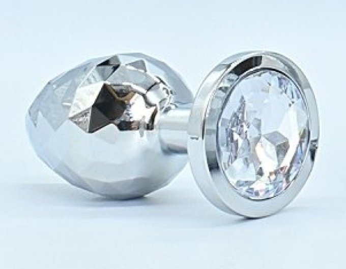 Plug Ikonik Diamond S 6 x 2.7cm Argent