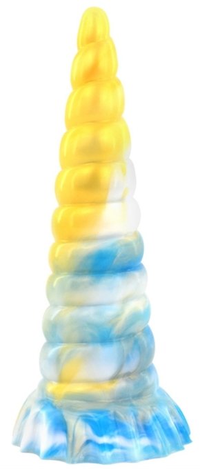 Plug Korn 20 x 6cm Doré-Bleu