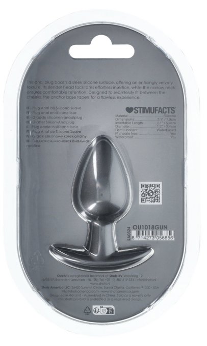 Plug Metally M 6.5 x 3.3cm Gris