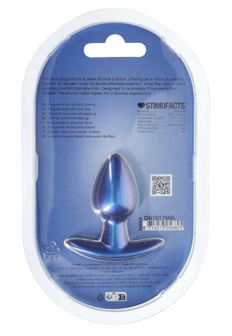 Plug Metally S 5 x 2.7cm Bleu