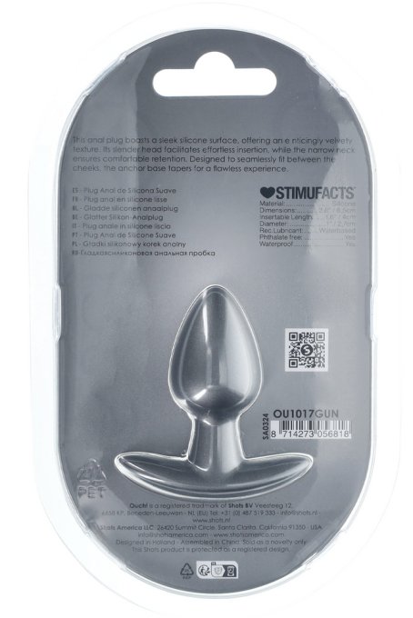 Plug Metally S 5 x 2.7cm Gris