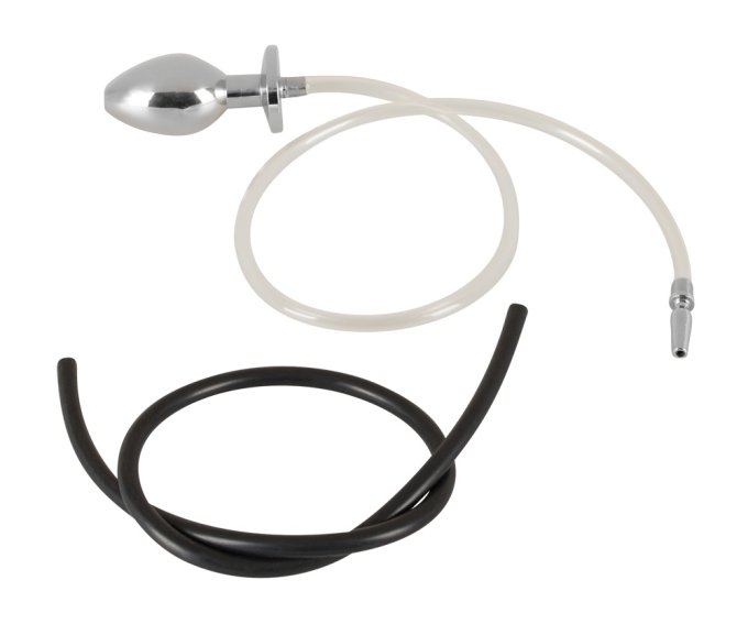 Plug Penis avec plug anal pour jeu Uro