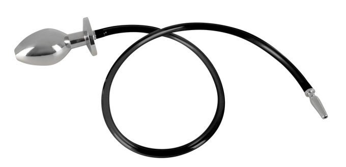 Plug Penis avec plug anal pour jeu Uro