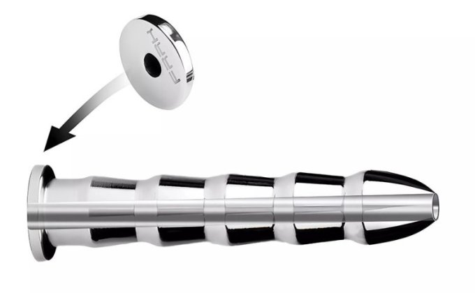 Plug pénis percé Holsound XL 8.2 cm - Diamètre 14mm