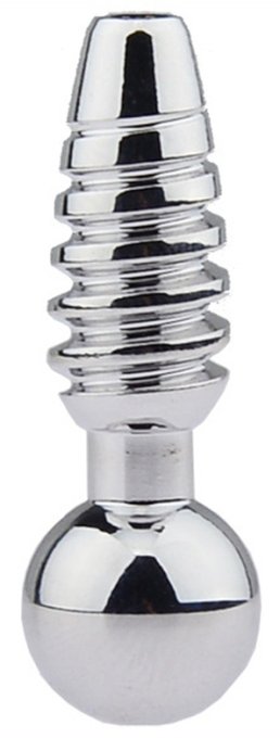 Plug pénis percé Screw M 2.5cm - Diamètre 9mm