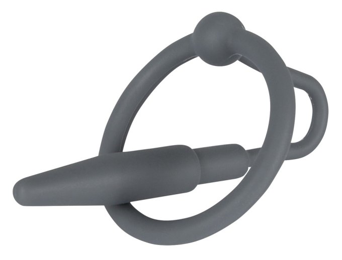 Plug Penis Silicone avec Anneau 5.5cm - Diamètre 8mm