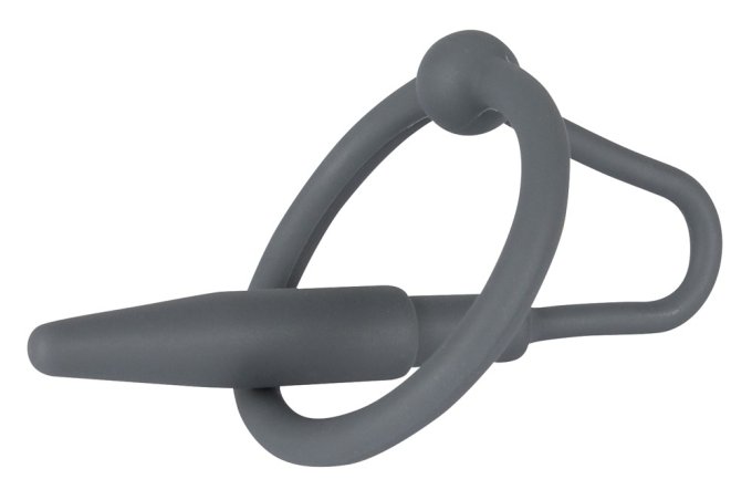Plug Penis Silicone avec Anneau 5.5cm - Diamètre 8mm