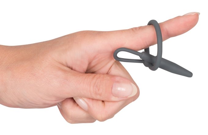 Plug Penis Silicone avec Anneau 5.5cm - Diamètre 8mm