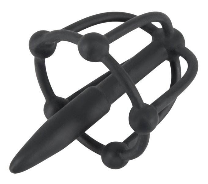 Plug Penis silicone Cage Glans 5cm - Diamètre 8mm
