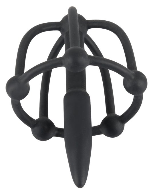 Plug Penis silicone Cage Glans 5cm - Diamètre 8mm