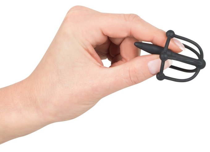 Plug Penis silicone Cage Glans 5cm - Diamètre 8mm