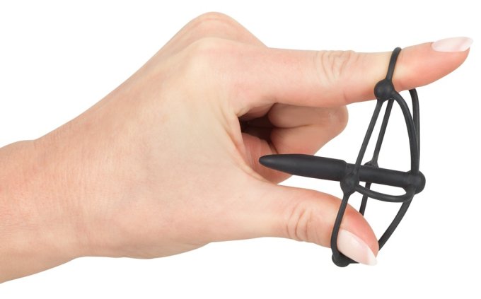 Plug Penis silicone Cage Glans 5cm - Diamètre 8mm